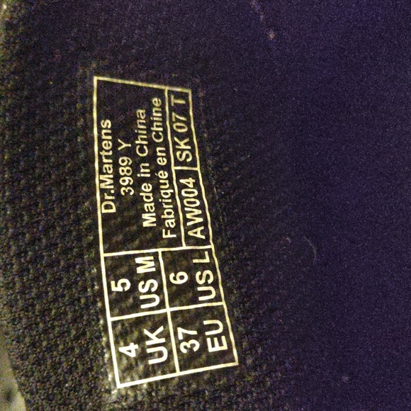 Dr Martens Black Leather Brogue Shoes #3989 - Picture 12 of 12